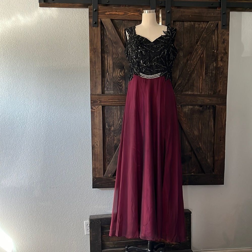 Coya Collection SEQUINED BODICE Formal Gown Dress